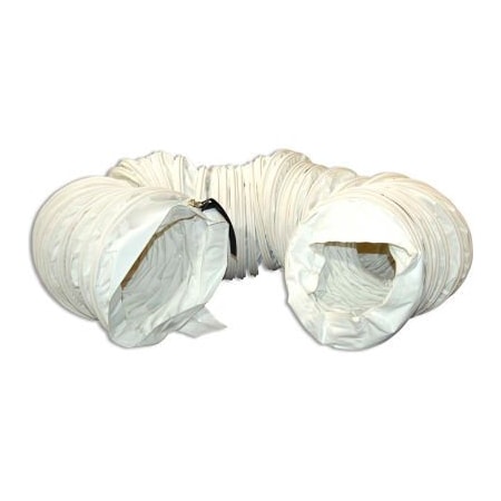 Enerco Group Heatstar 16" Dia. Flexible Heat Duct For Indirect Fired Forced Air Kerosene Heater, 25'L, White F150050